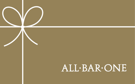 All Bar One gift card